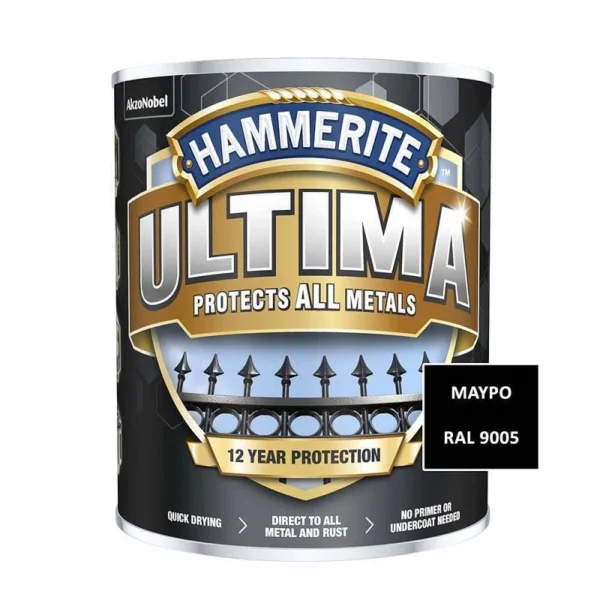 HAMMERITE ULTIMA Μαύρο RAL 9005