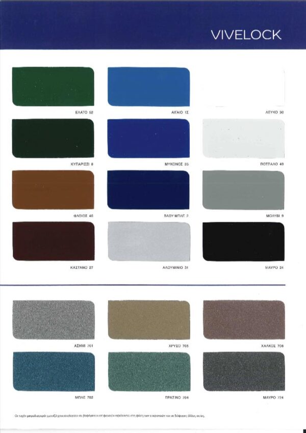 VIVELOCK® METALLIZED Χαλκός 706 - Image 2