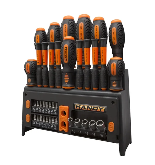HANDY TOOLS Κατσαβίδια μύτες και καρυδάκια σετ 39τεμ