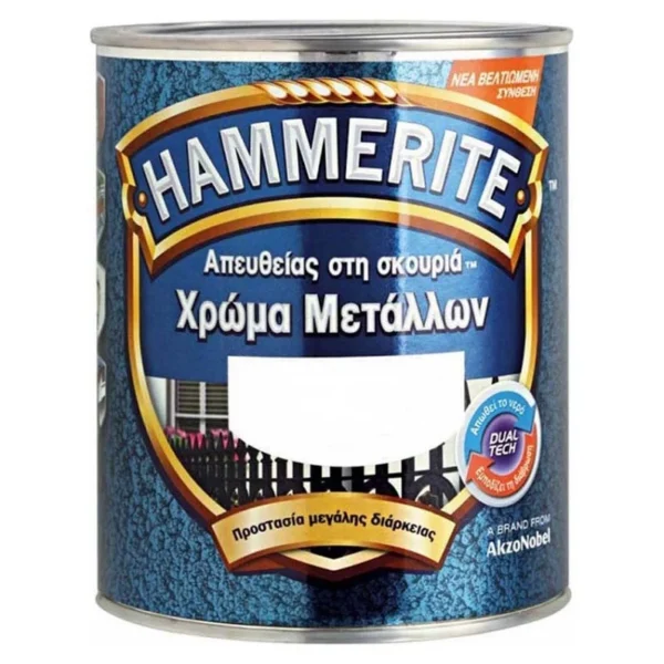 HAMMERITE ΑΠΕΥΘΕΙΑΣ ΣΤΗ ΣΚΟΥΡΙΑ Ασημί 750ml