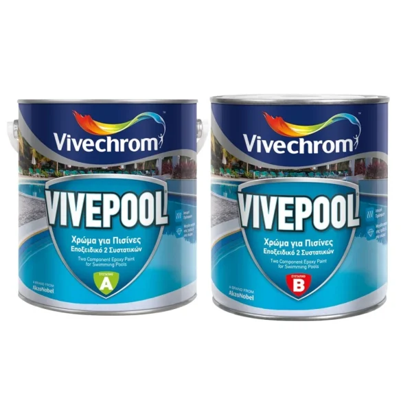 Χρώμα Πισίνας Vivepool 3lt + 0.75lt