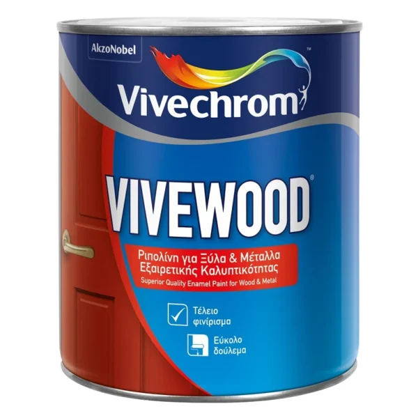 VIVEWOOD Ριπολίνη για Ξύλα & Μέταλλα Λευκή