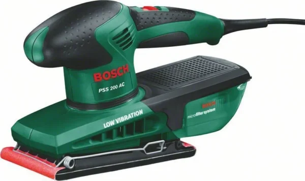Παλμικό Τριβείο Bosch PSS 200 AC 200W με Σύστημα Αναρρόφησης